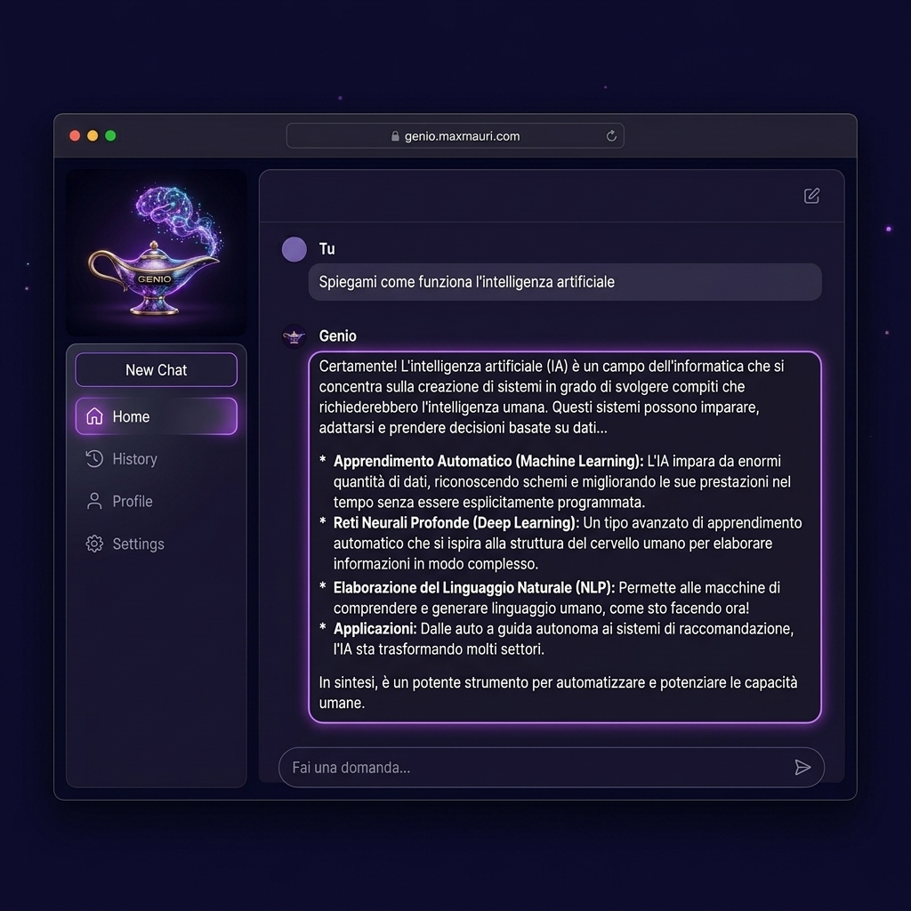 Genio Web App